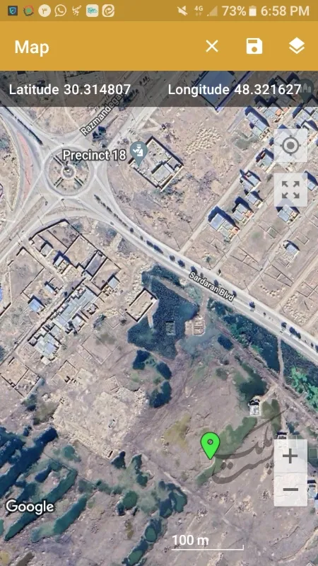 قطعه زمین در جاده خسروآباد ۲۲۴ متر | فروش مسکونی | زمین | آبادان | پست ملک