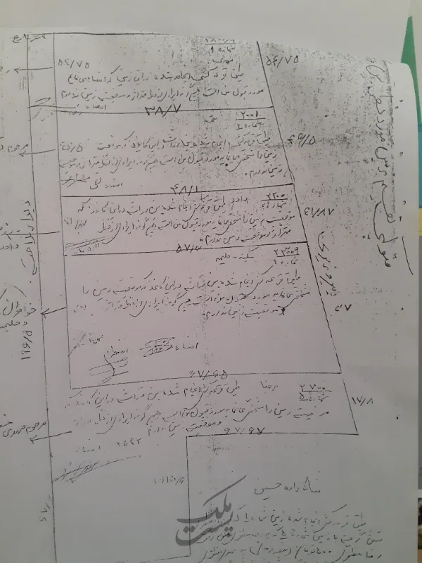 زمین مسکونی ۱۰۵ مترفلاحت | فروش مسکونی | زمین | ساوه | پست ملک