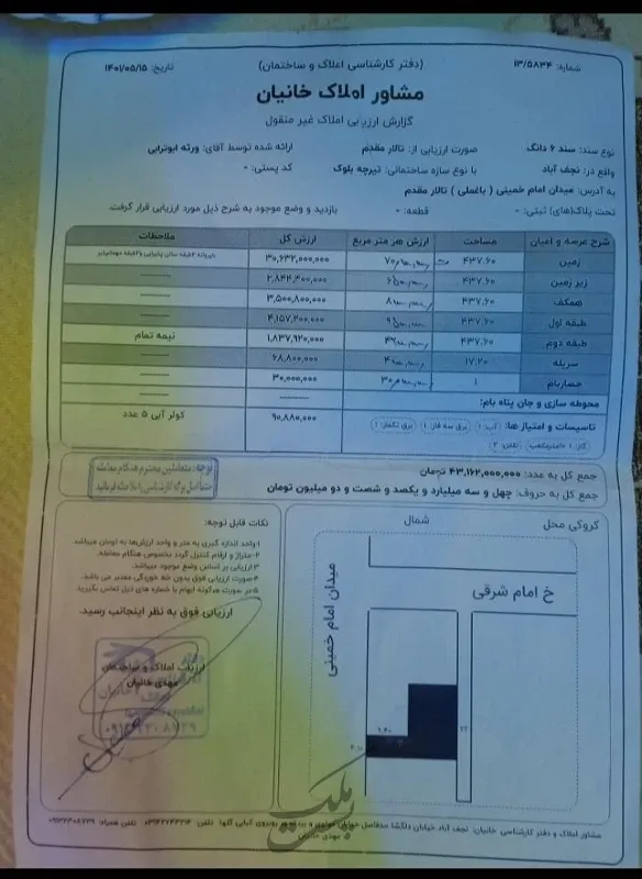 فروش فوری رستوران و مهمانپذیر مقدم | فروش اداریتجاریصنعتی و کشاورزی | مغازه و غرفه | نجف آباد | پست ملک