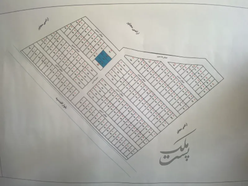 مشهد  |  زمین ۲۵۰متری  |  قیمت ۴۵۰میلیون تومان | فروش مسکونی | زمین | مشهد | الهیه | پست ملک